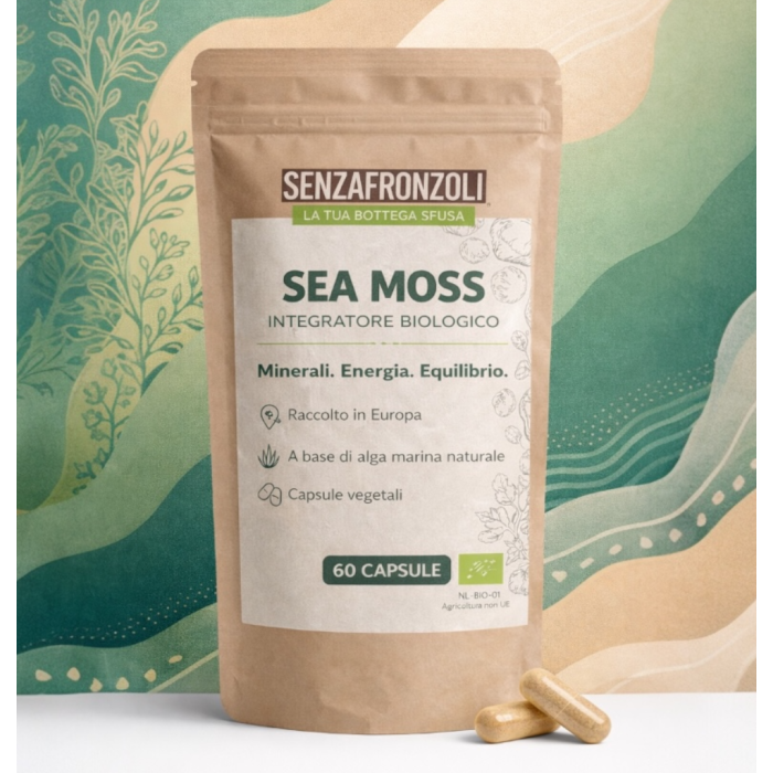 Capsule di Muschio Marino 500 mg – Ricco di minerali e supporto naturale